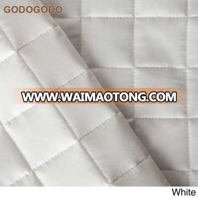 Custom Wholesale Luxury Polyester Filling Plain Woven Cotton Hotel Bedspreads King Size Fitted Bedspread